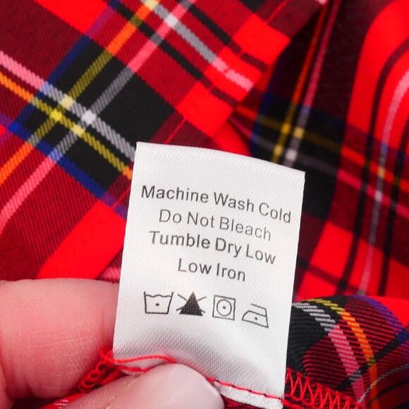 NEW Tuckernuck  Royal Stewart Tartan Daphne Red Dress Holiday Women's Medium - Picture 10 of 11